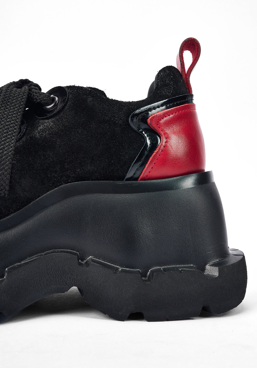 Red-Toe Nocturne Platform Derby Shoes - View 12