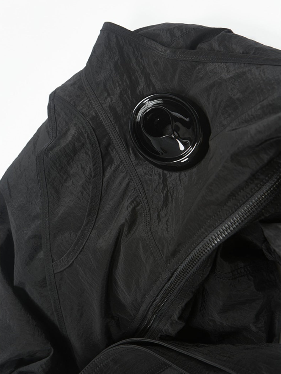 Black Utility-Pocket Nylon Sling Bag - View 6