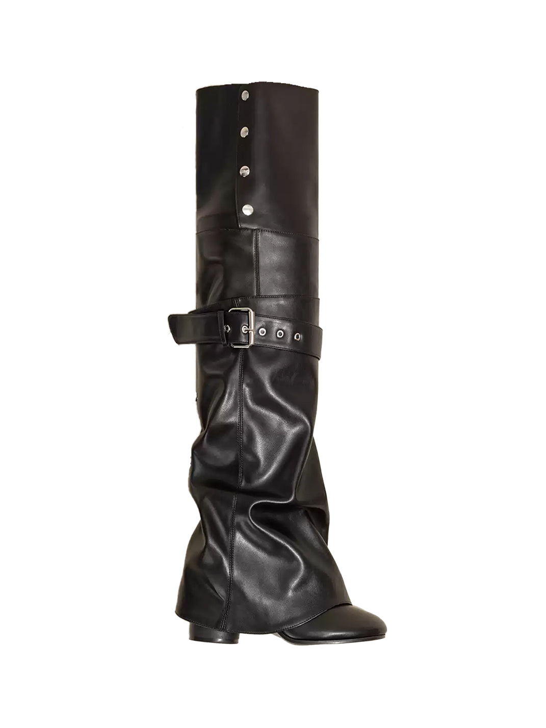 Convertible Foldover Over-the-Knee Boots - View 5
