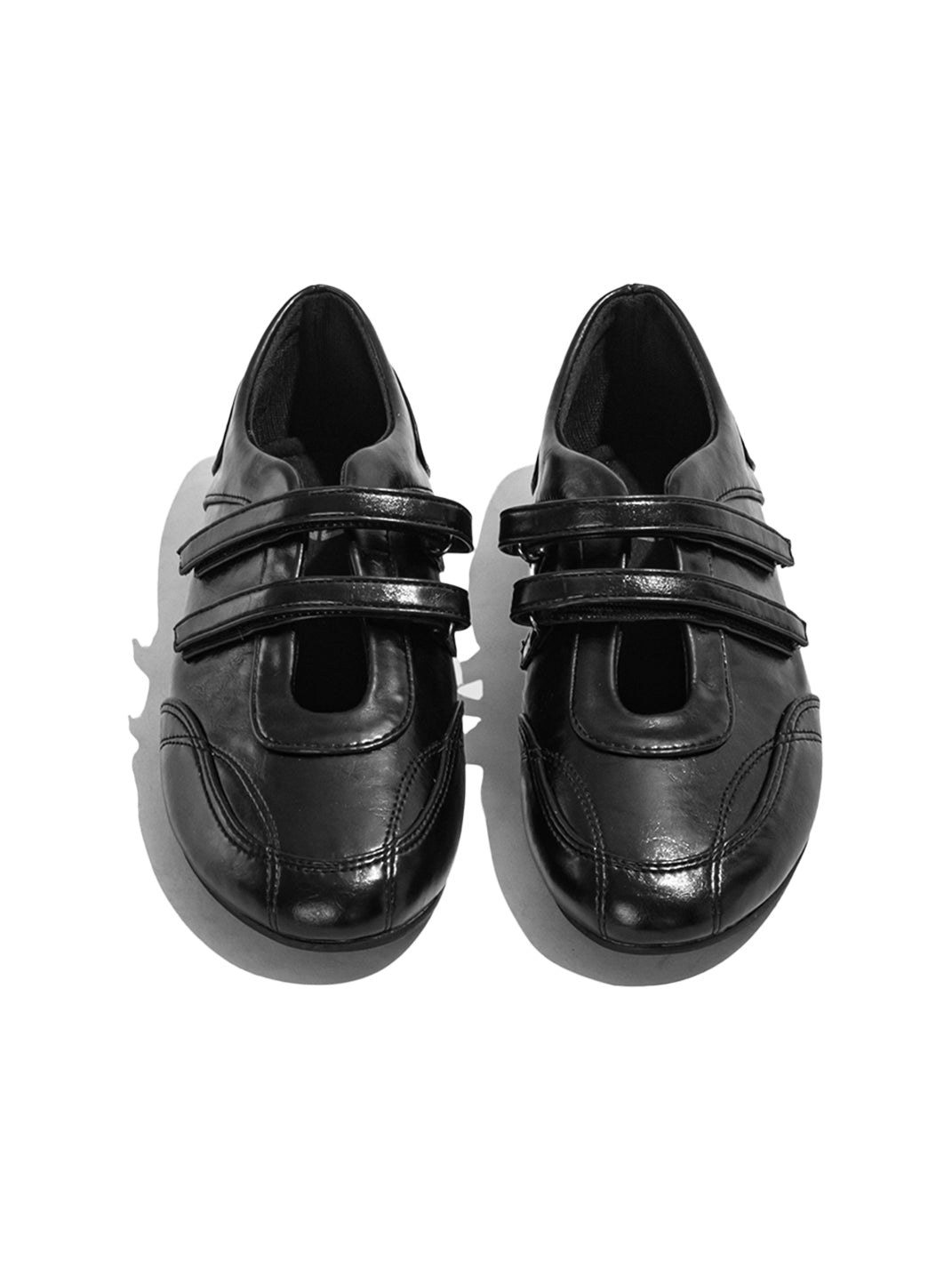 Crisscross-Strap Red Leather Flats - View 15