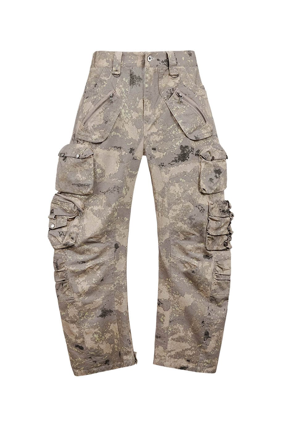 Camo Stacked Cargo Pants