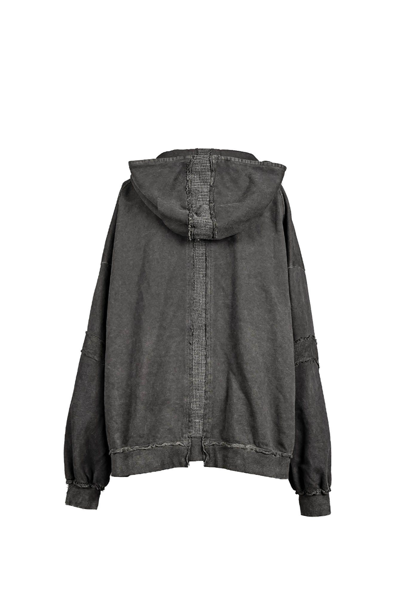 Distressed Tactical Hooded Jacket