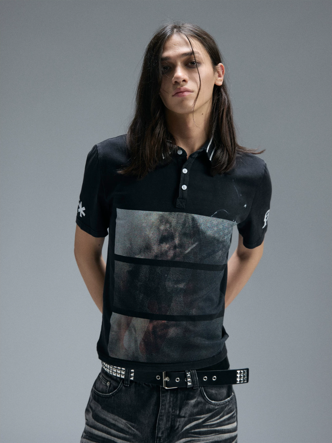 Washed Union Jack Portrait Polo Shirt - View 5