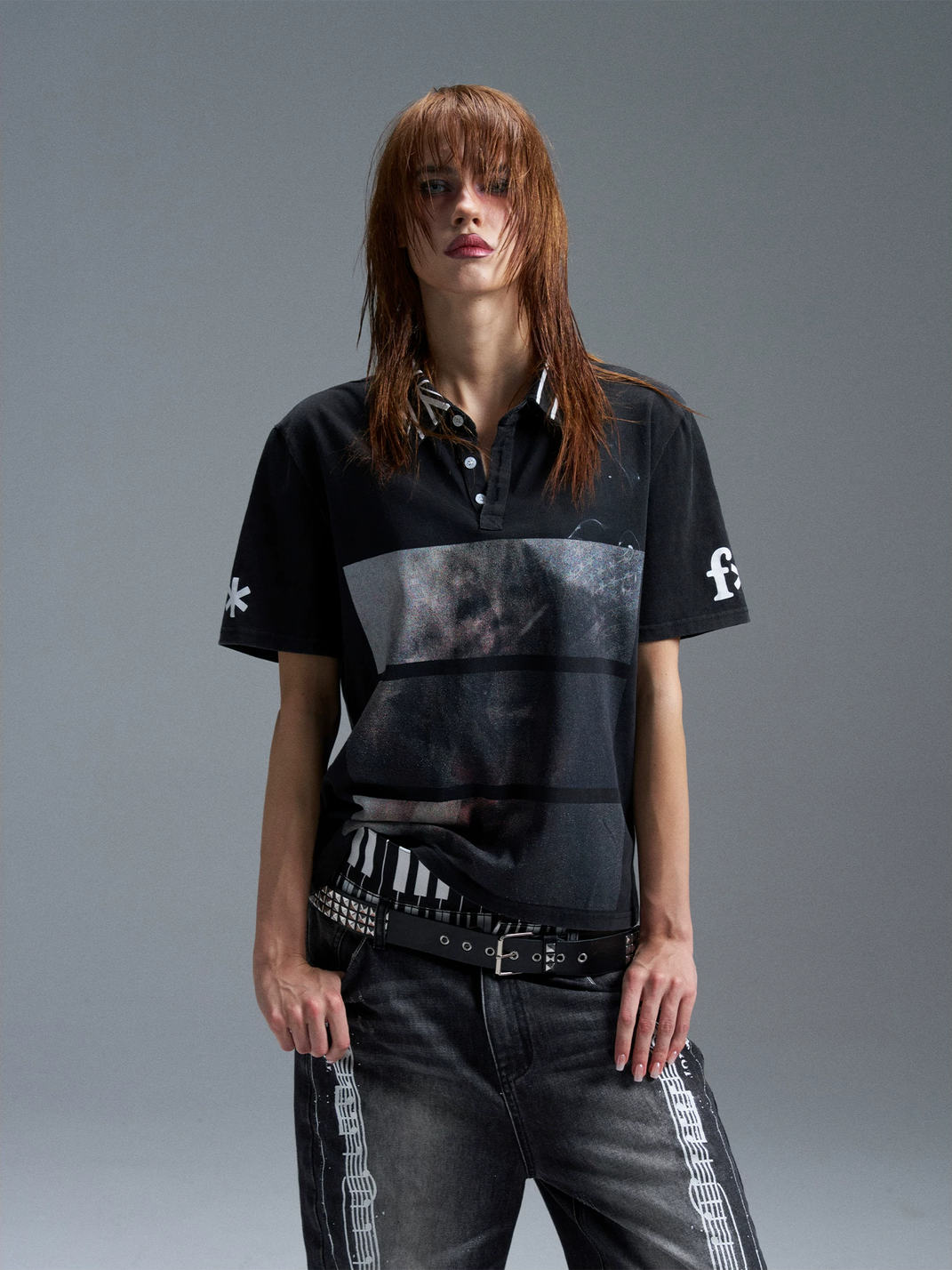 Washed Union Jack Portrait Polo Shirt - View 9