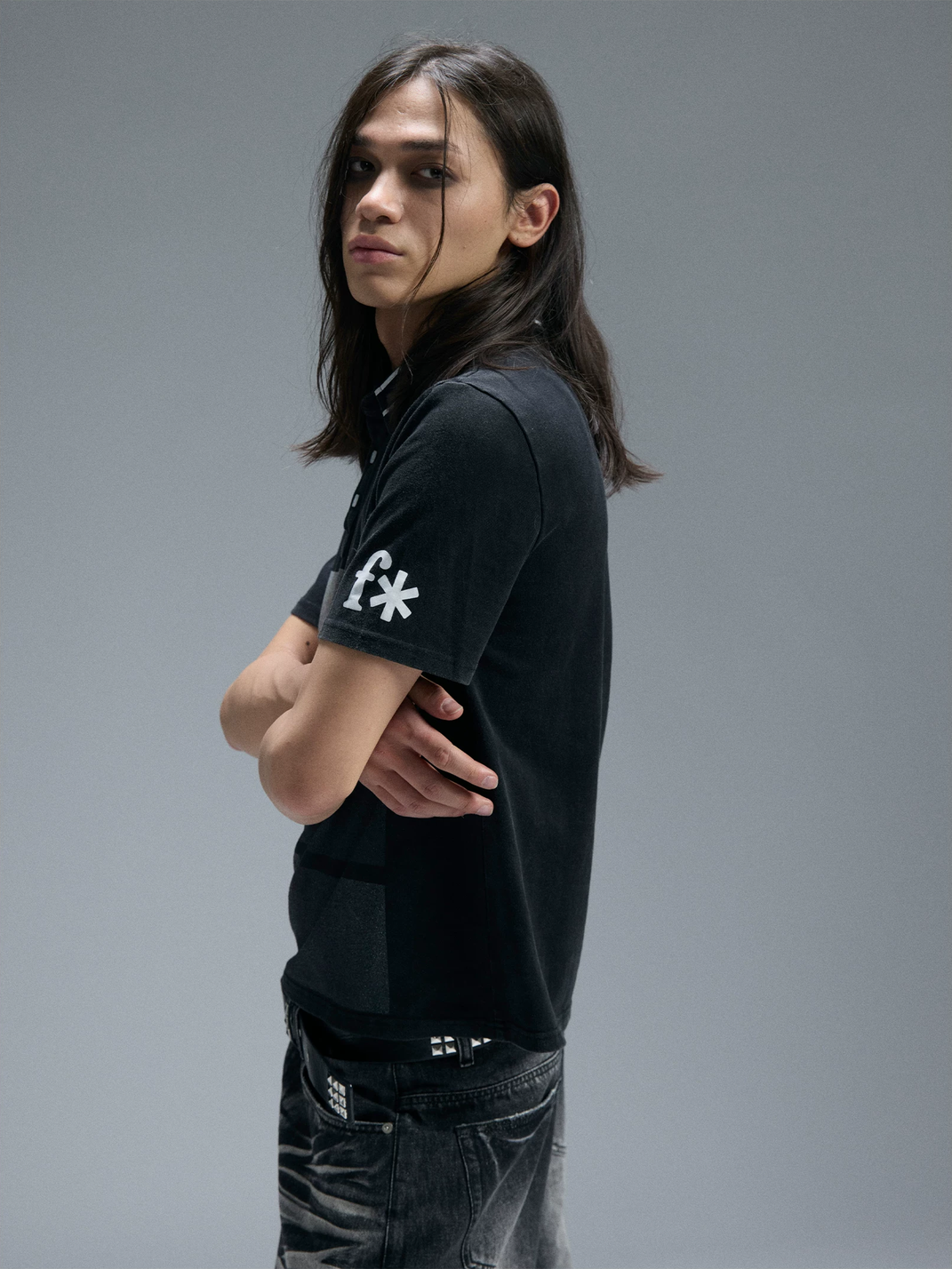 Washed Union Jack Portrait Polo Shirt - View 11