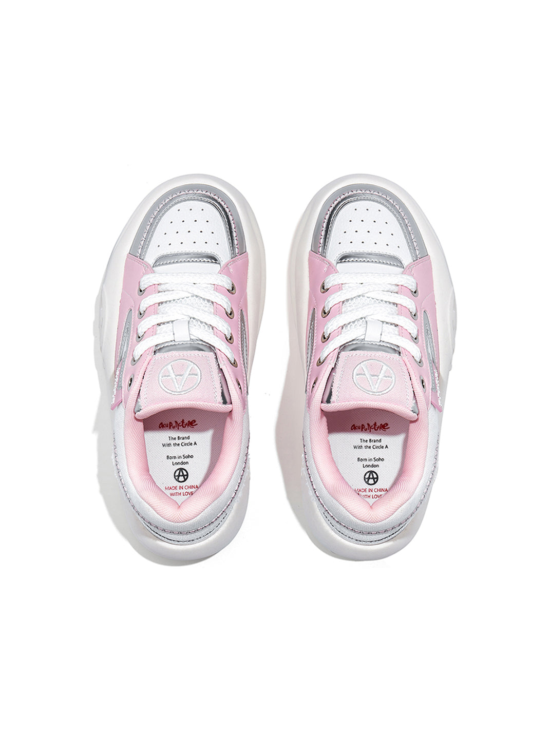 Pastel Breathable Platform Runner Sneakers - View 15