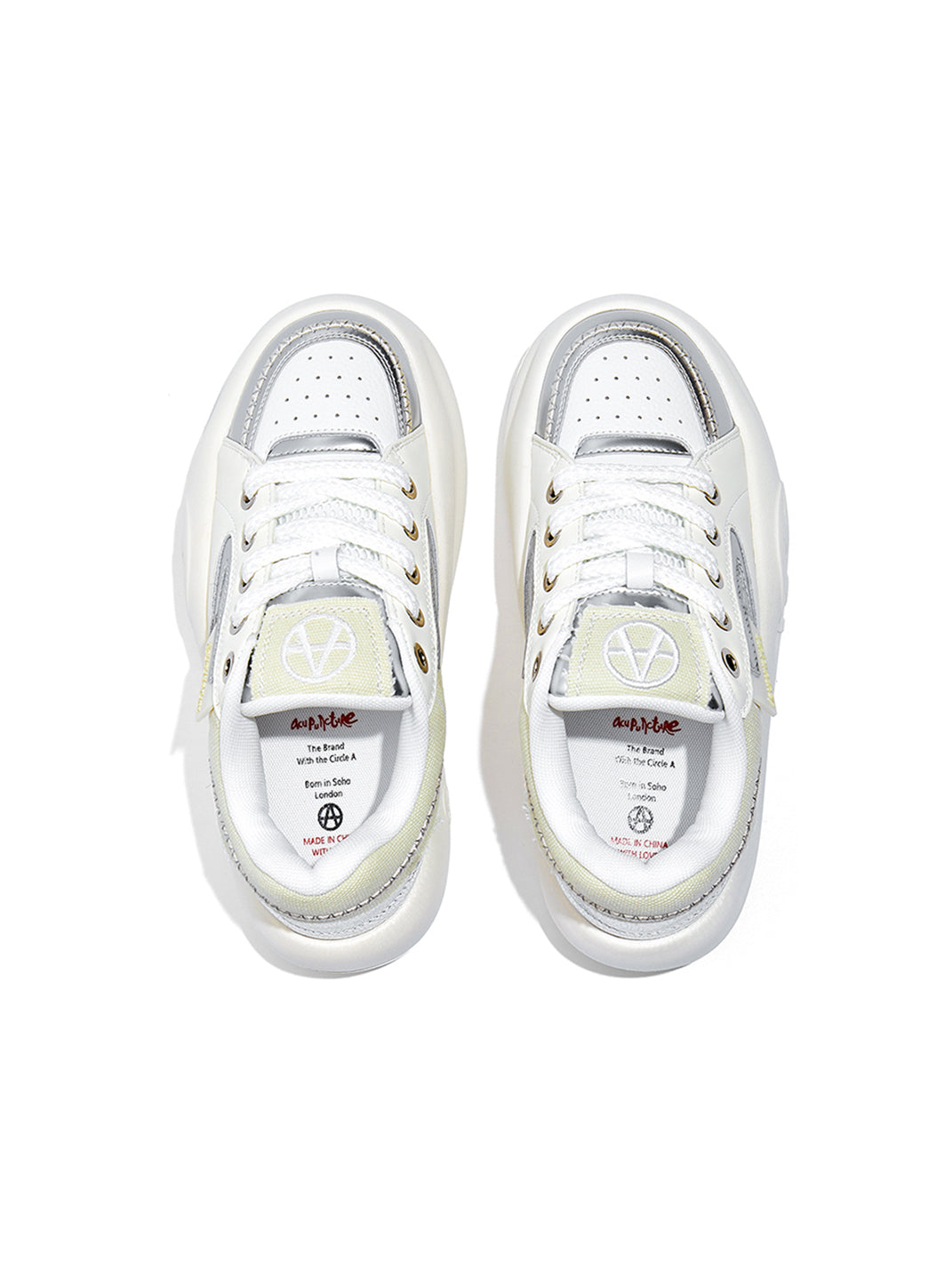 Pastel Breathable Platform Runner Sneakers - View 24