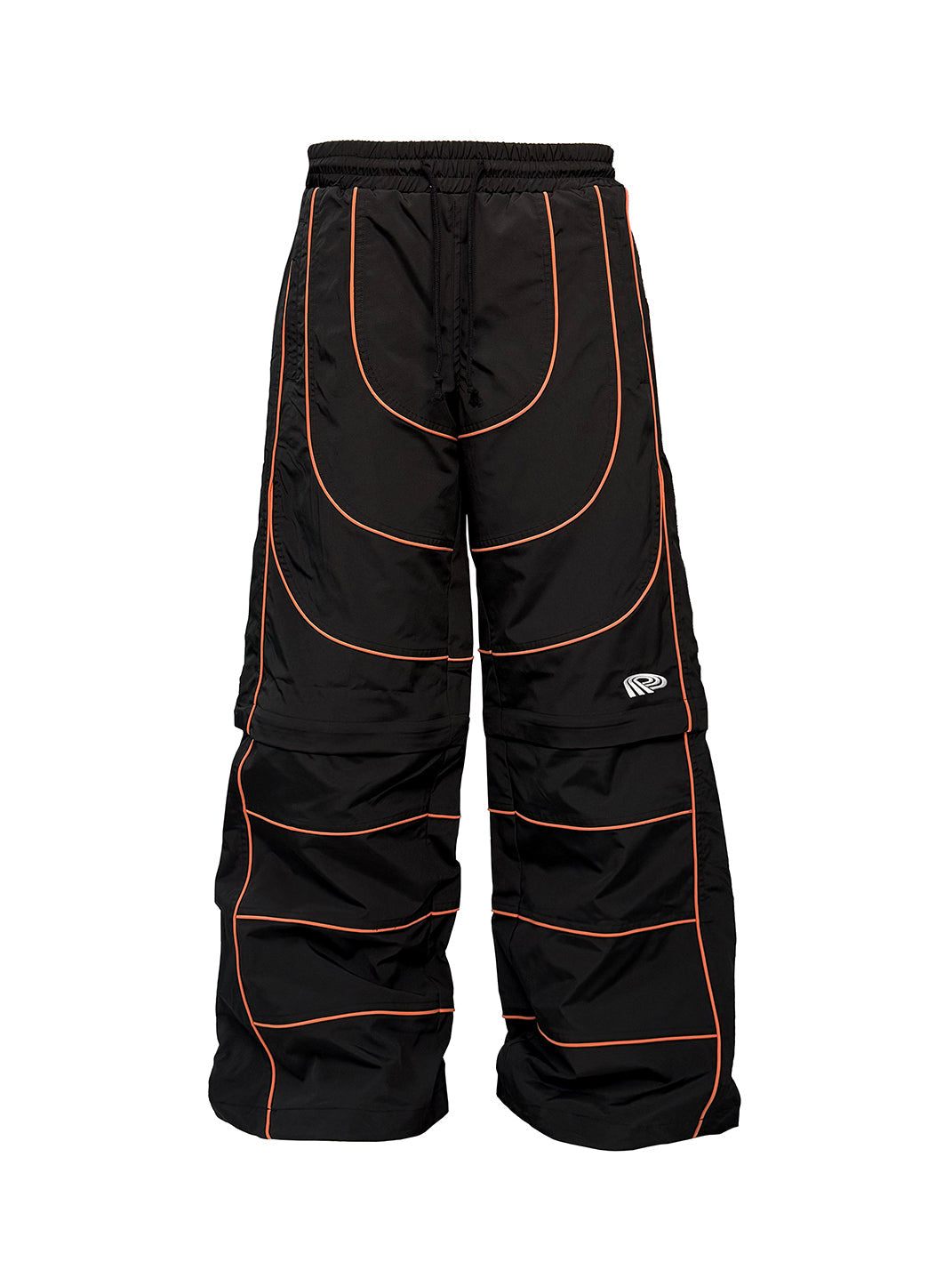 Color-Block Embroidered Track Pants