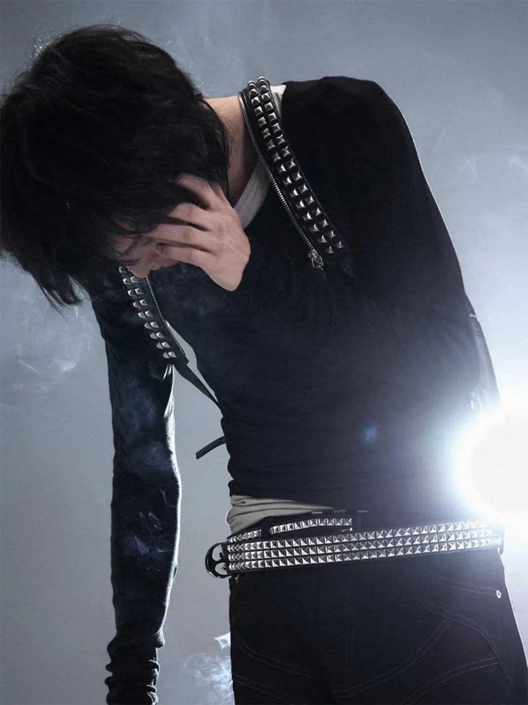 Layered Two-Piece Effect Long-Sleeve T-Shirt - View 2