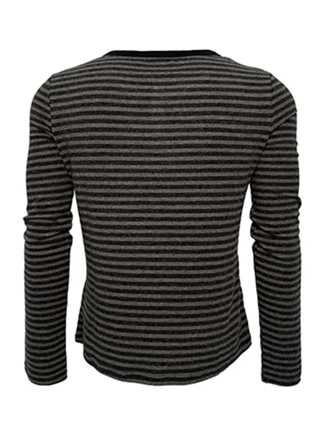 Striped Graphic Long-Sleeve T-Shirt - View 6