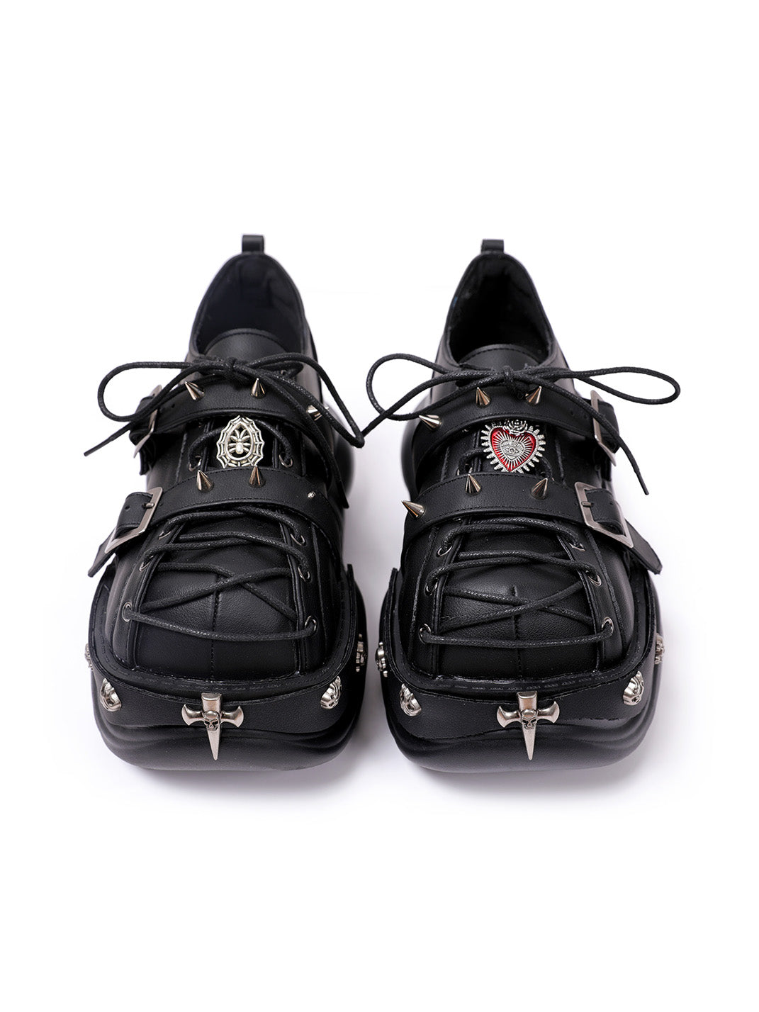 Buckle-Cage Chunky Platform Sneakers - View 2