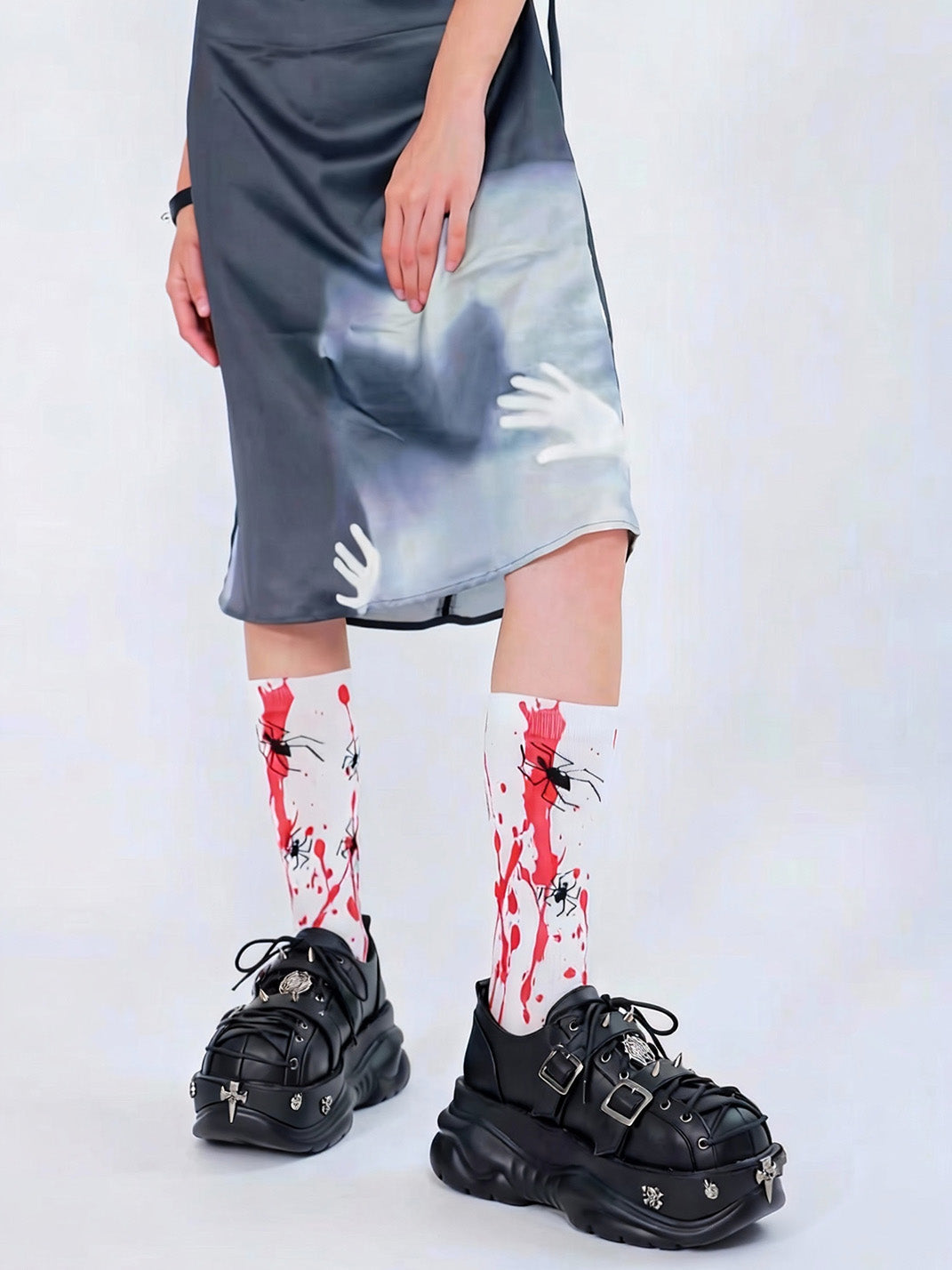 Buckle-Cage Chunky Platform Sneakers - View 5