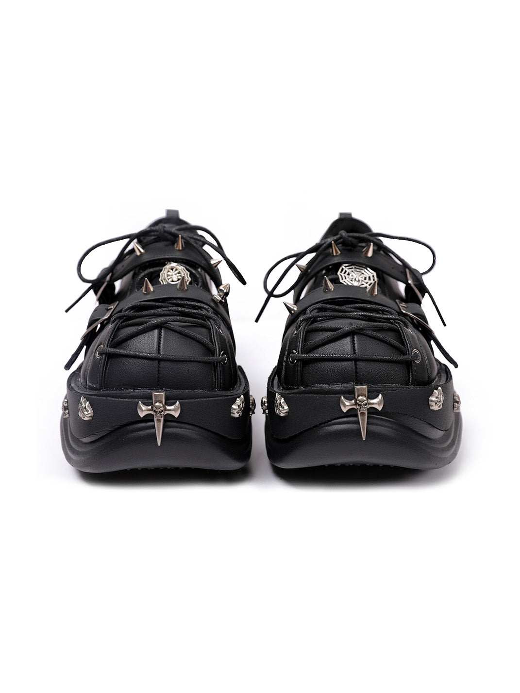 Buckle-Cage Chunky Platform Sneakers - View 8