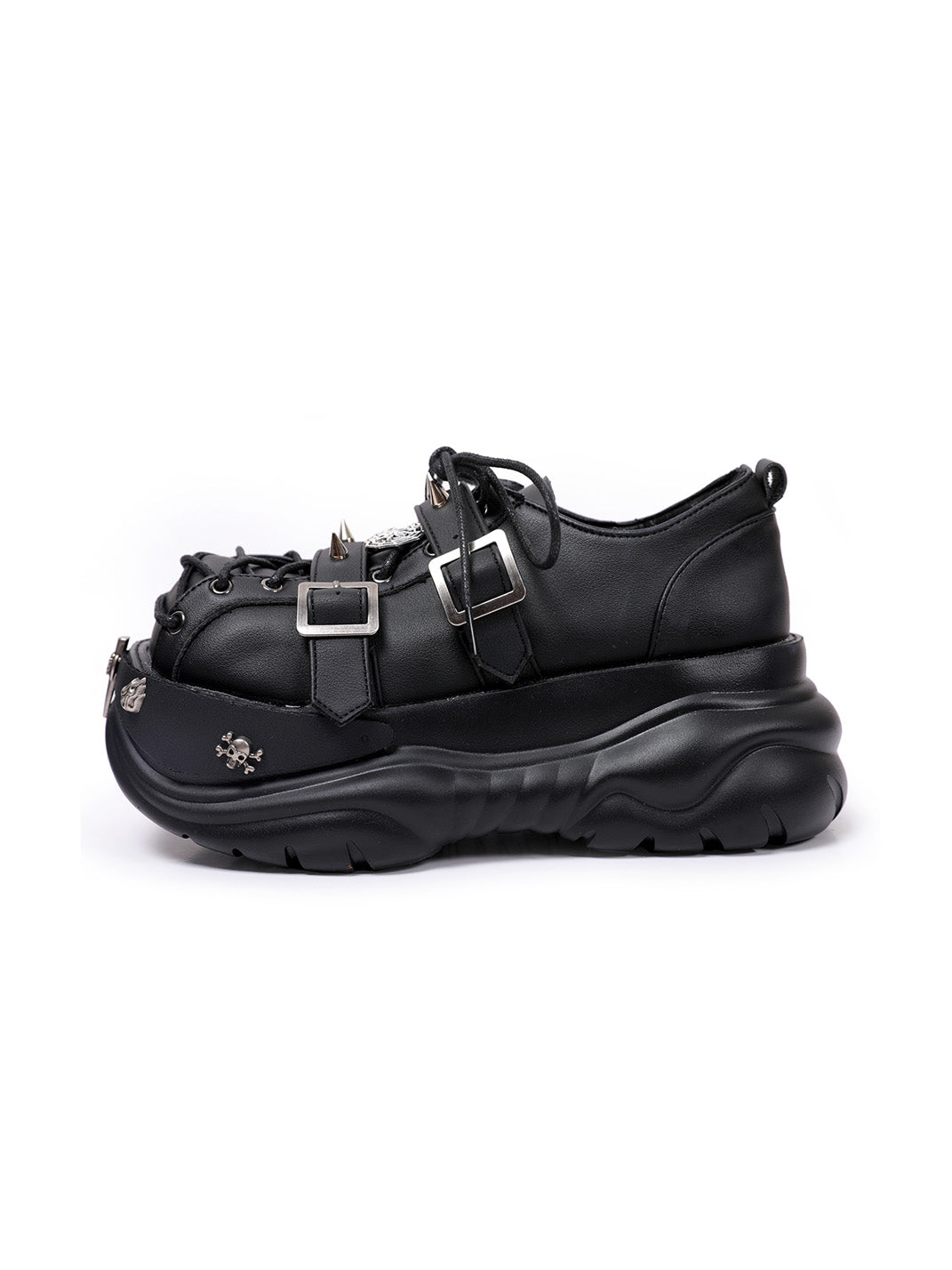 Buckle-Cage Chunky Platform Sneakers - View 9