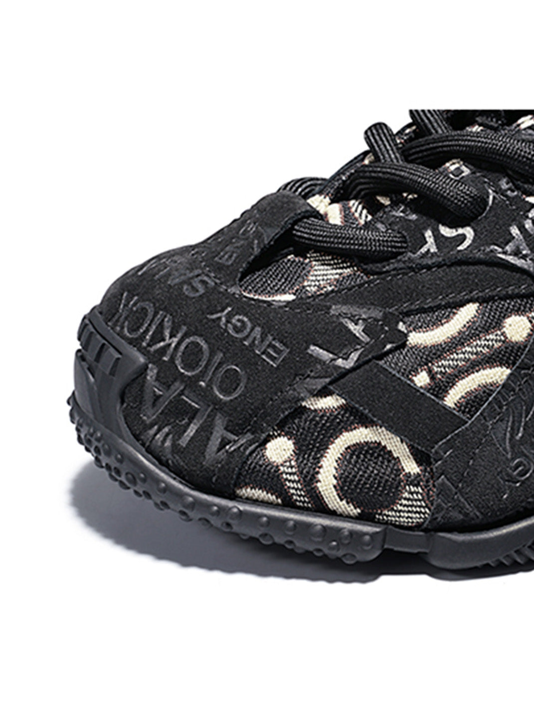 Pink Embroidered Chunky Dad Sneakers - View 14