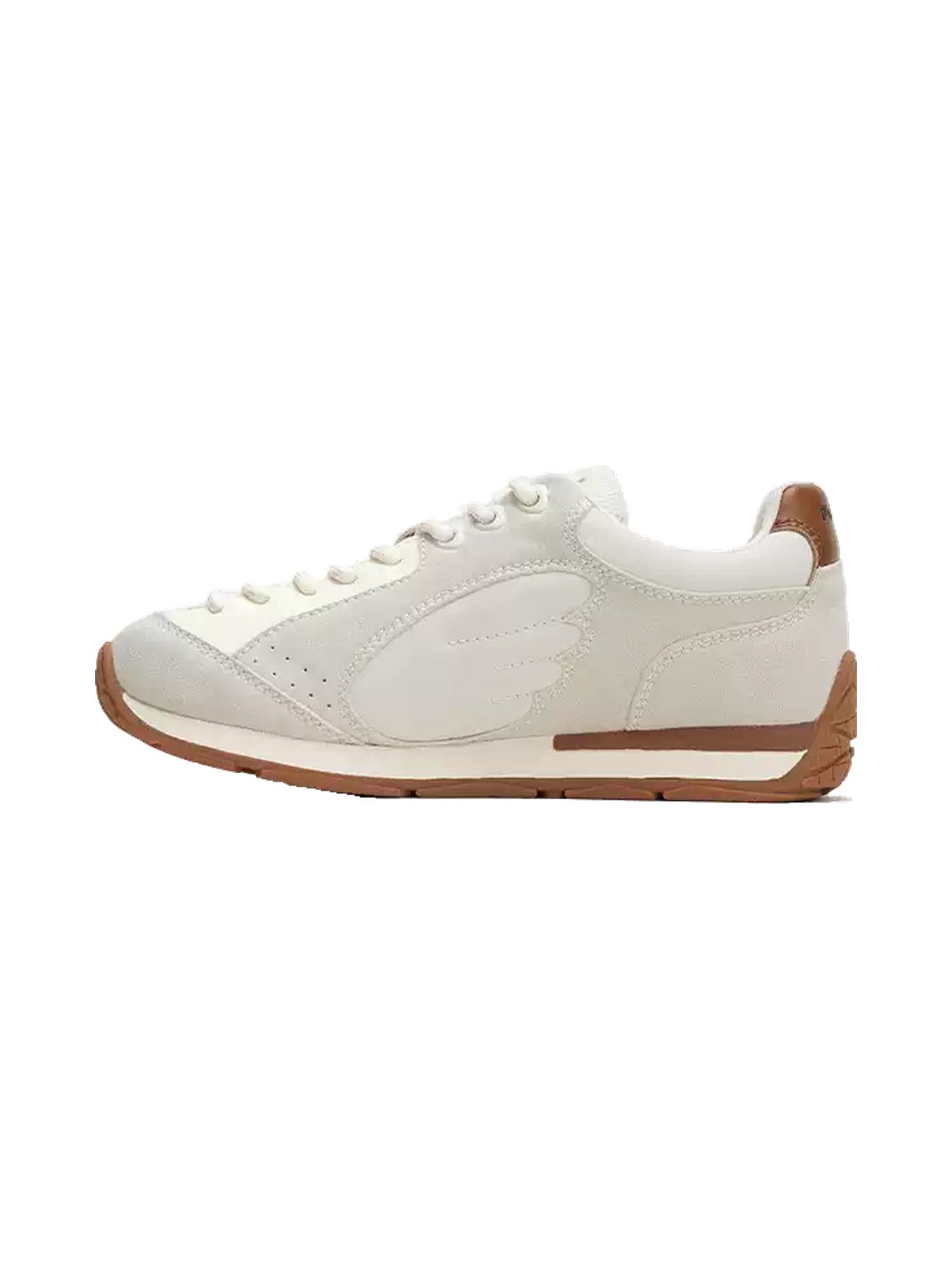 Wing-Panel Retro Court Sneakers