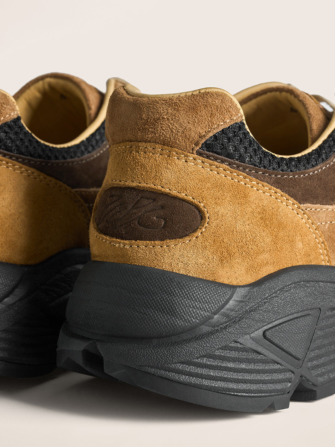 Distressed Suede Trail Runner Sneakers - View 5