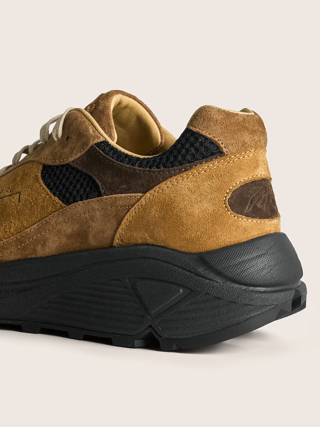 Distressed Suede Trail Runner Sneakers - View 8