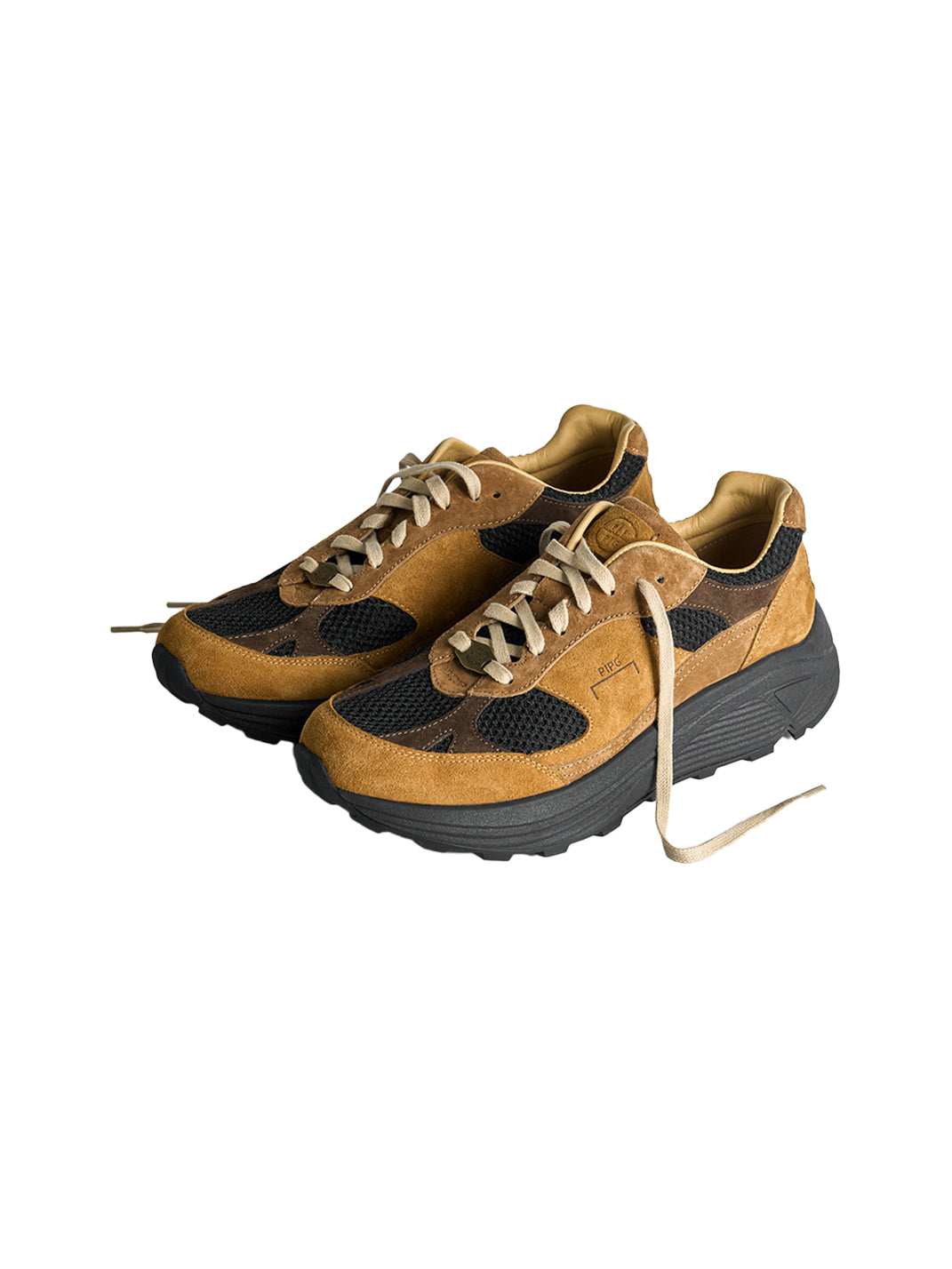Distressed Suede Trail Runner Sneakers - View 9