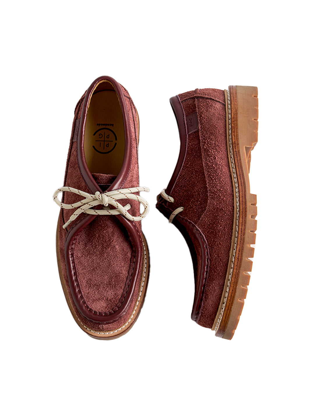 Suede Moc-Toe Lace-Up Work Loafers - View 13