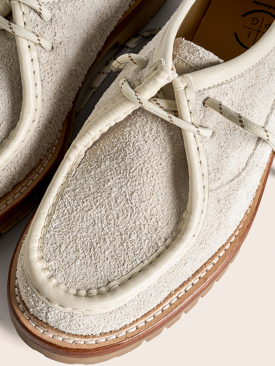 Suede Moc-Toe Lace-Up Work Loafers - View 20
