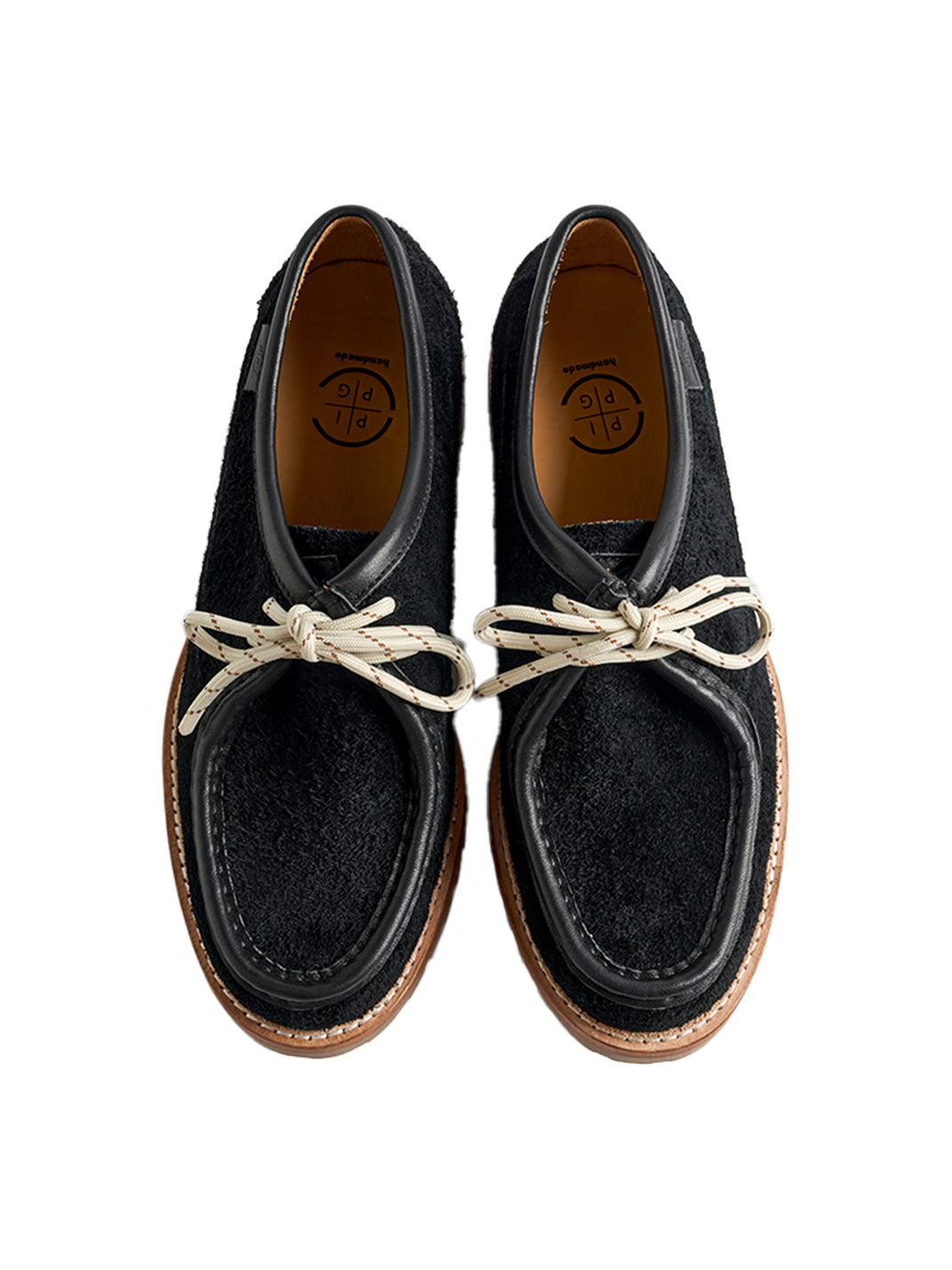 Suede Moc-Toe Lace-Up Work Loafers - View 35