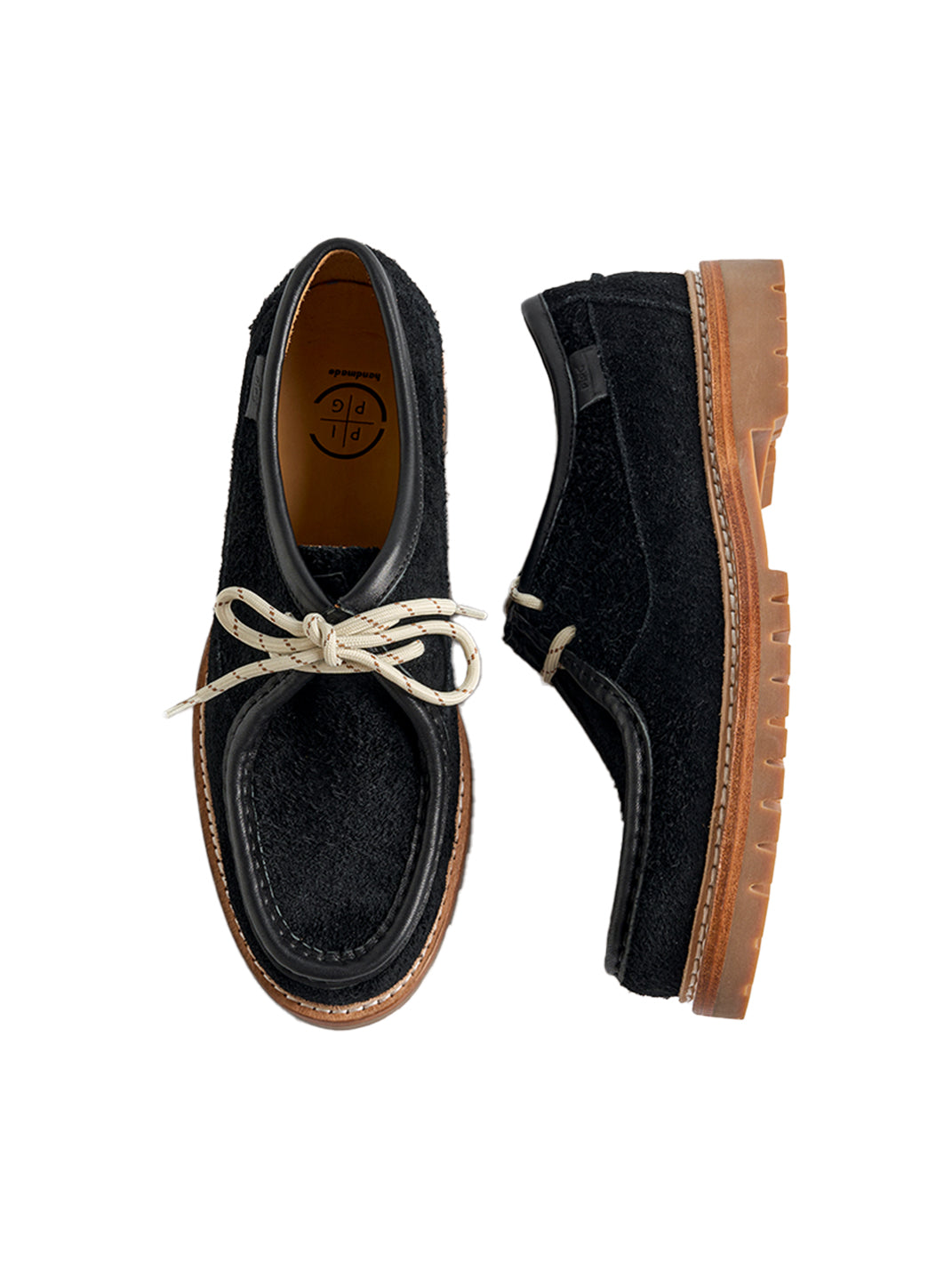 Suede Moc-Toe Lace-Up Work Loafers - View 40