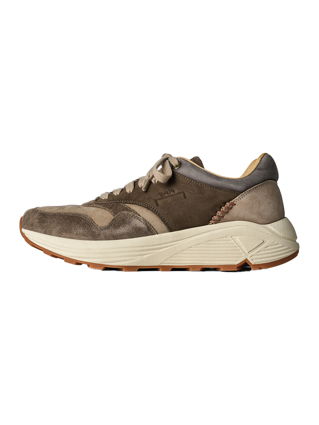 Washed Brown Retro Trail Runners