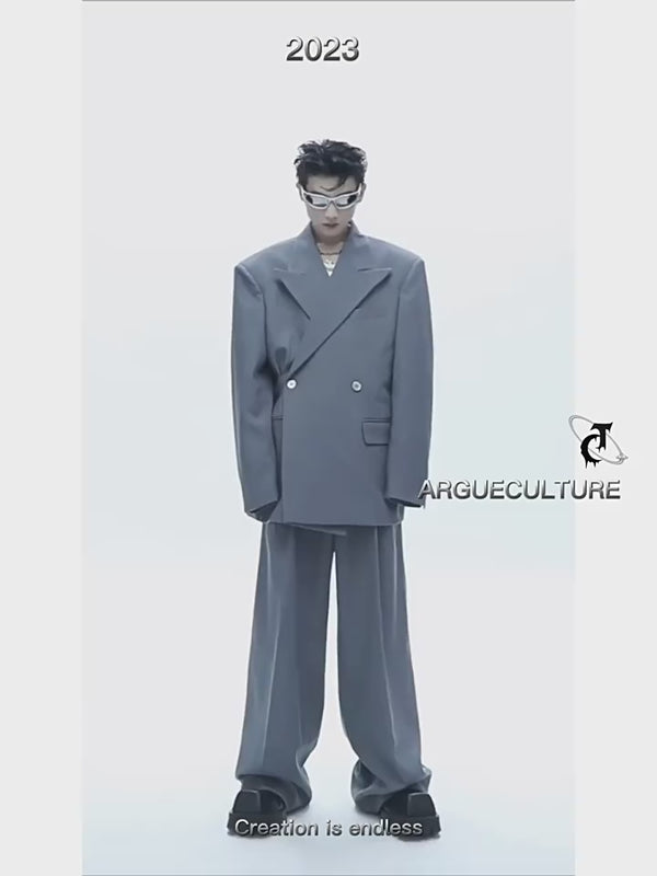 Cotton Loose-Fitting Breathable Casual Suit