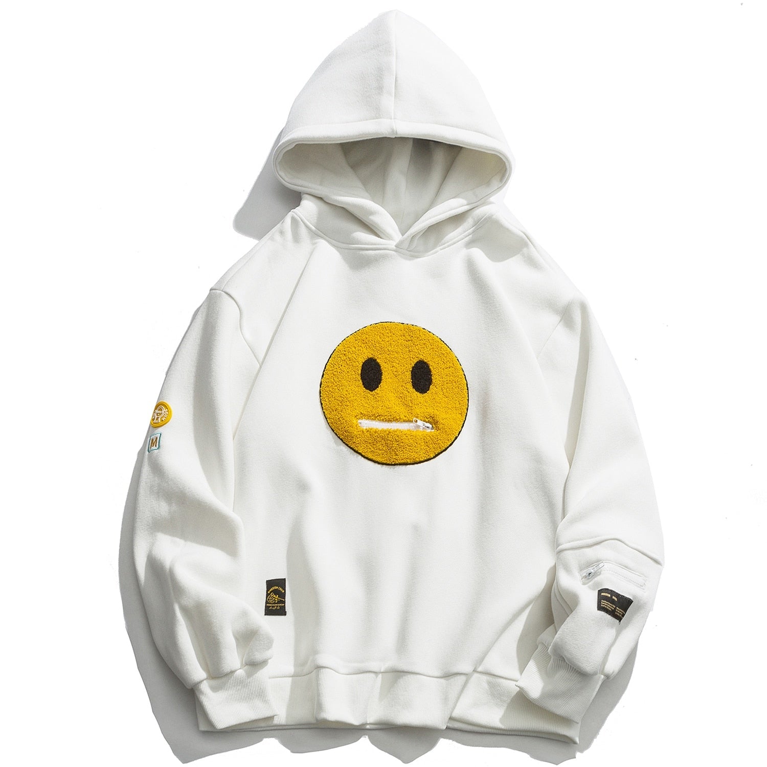 Urban Chic Embellished Cotton Pullover Hoodie