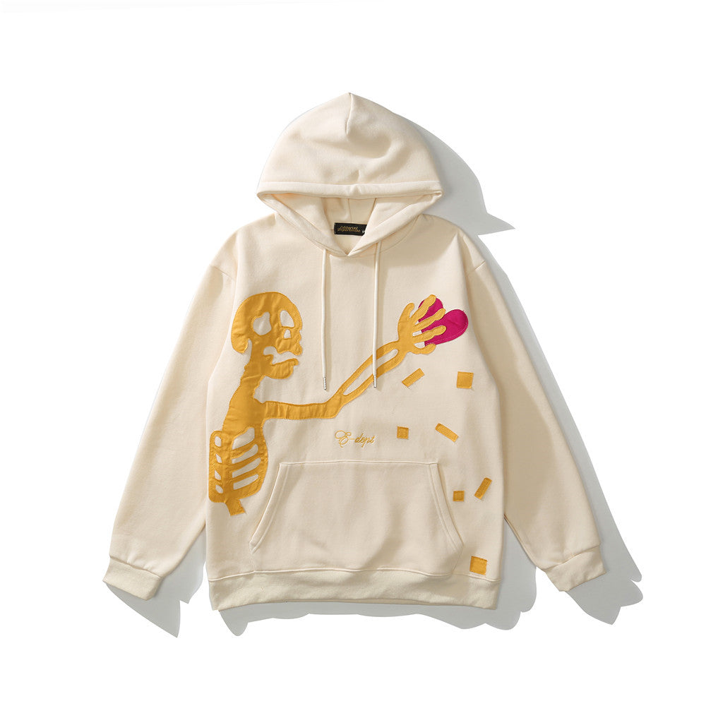 Editorial Dept. 'Heartthief' Skeletal Luxe Hoodie