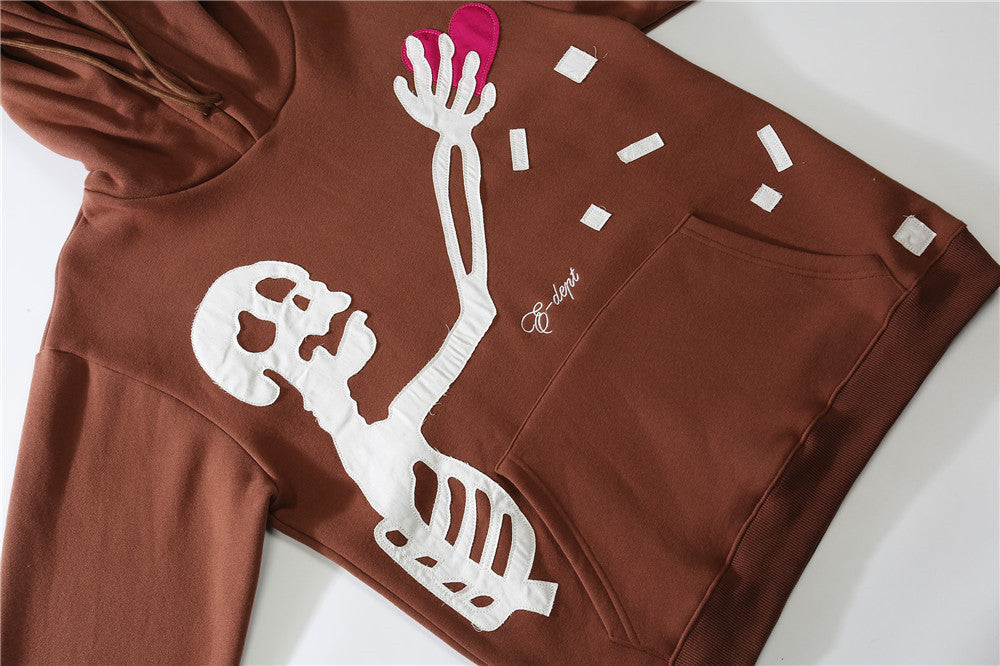 Editorial Dept. 'Heartthief' Skeletal Luxe Hoodie