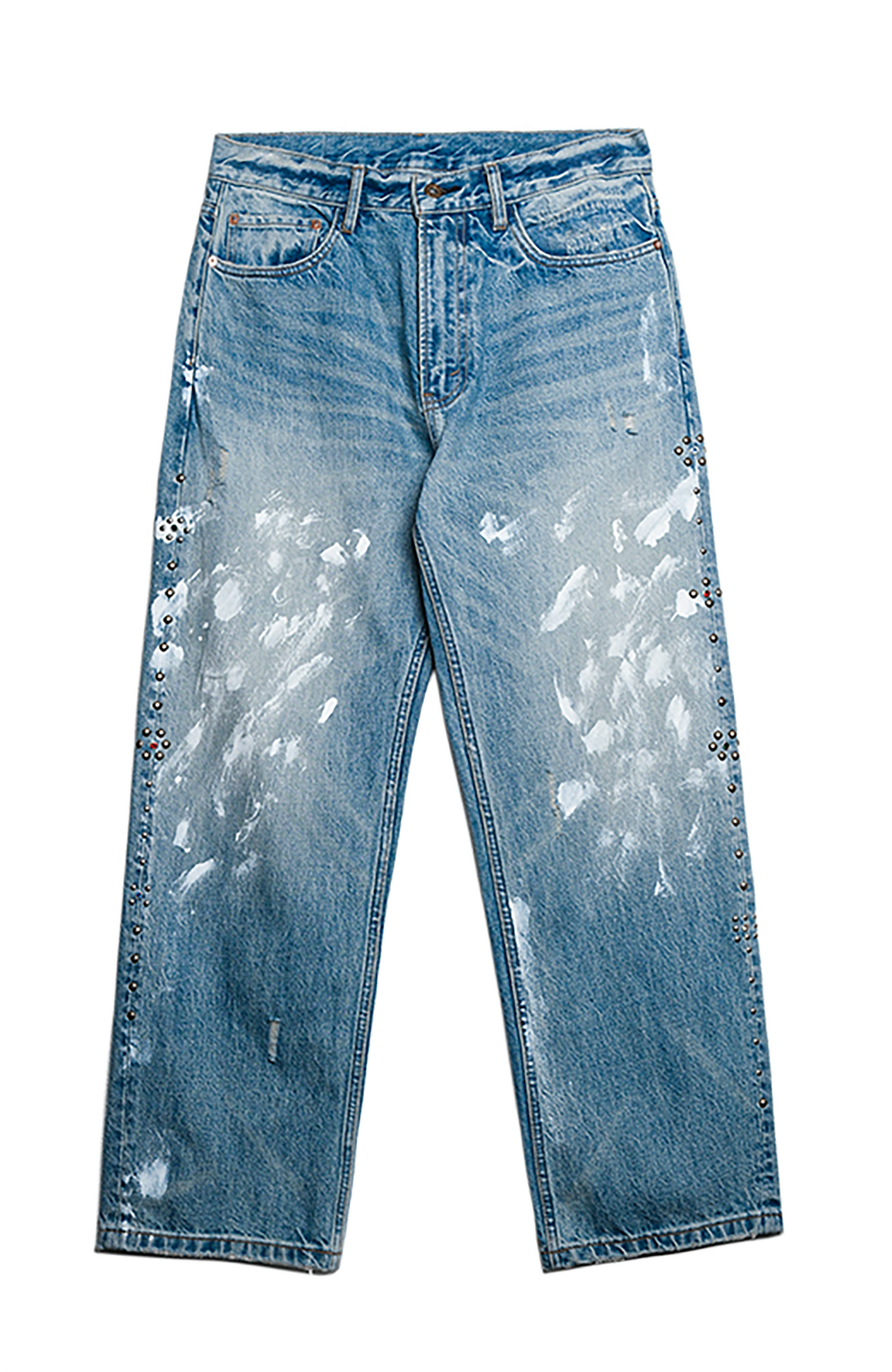 Paint Fleck Light Wash Jeans - product view 8