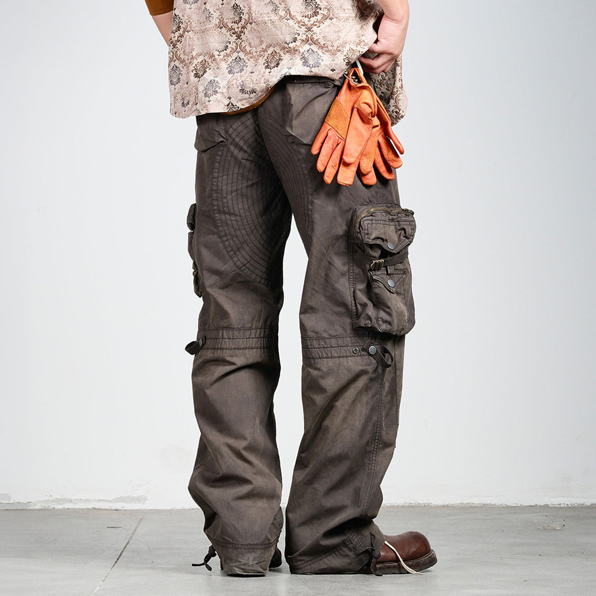 Washed Paratrooper Utility Cargo Pants - product view 2