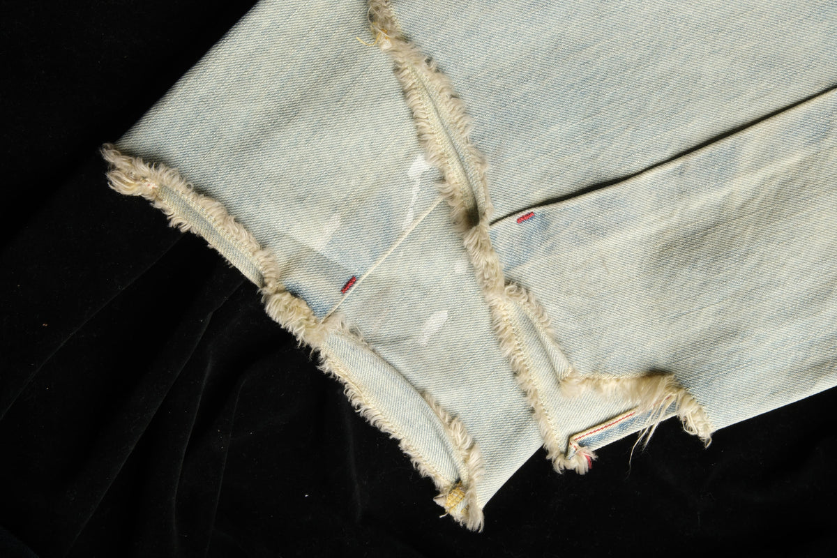 Pale Wash Paint Splatter Jeans - product view 19