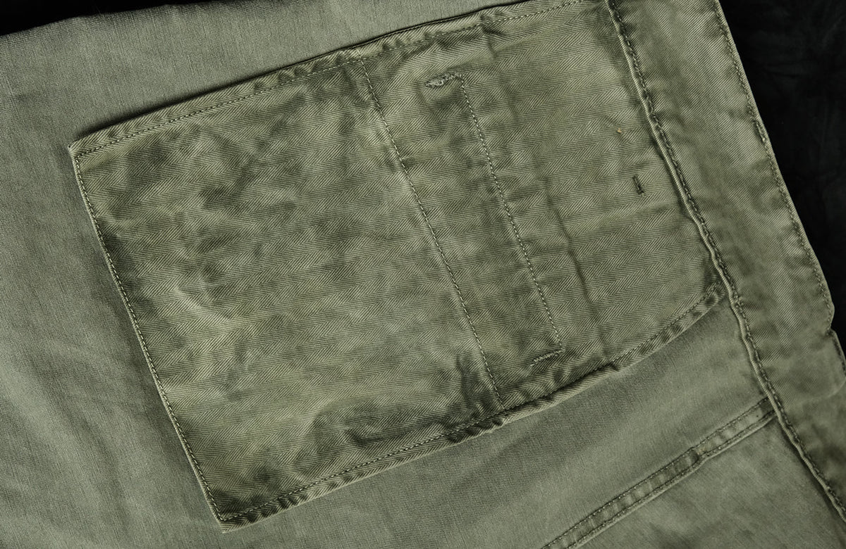 Washed Cotton Pleated Cargo Shorts - product view 19