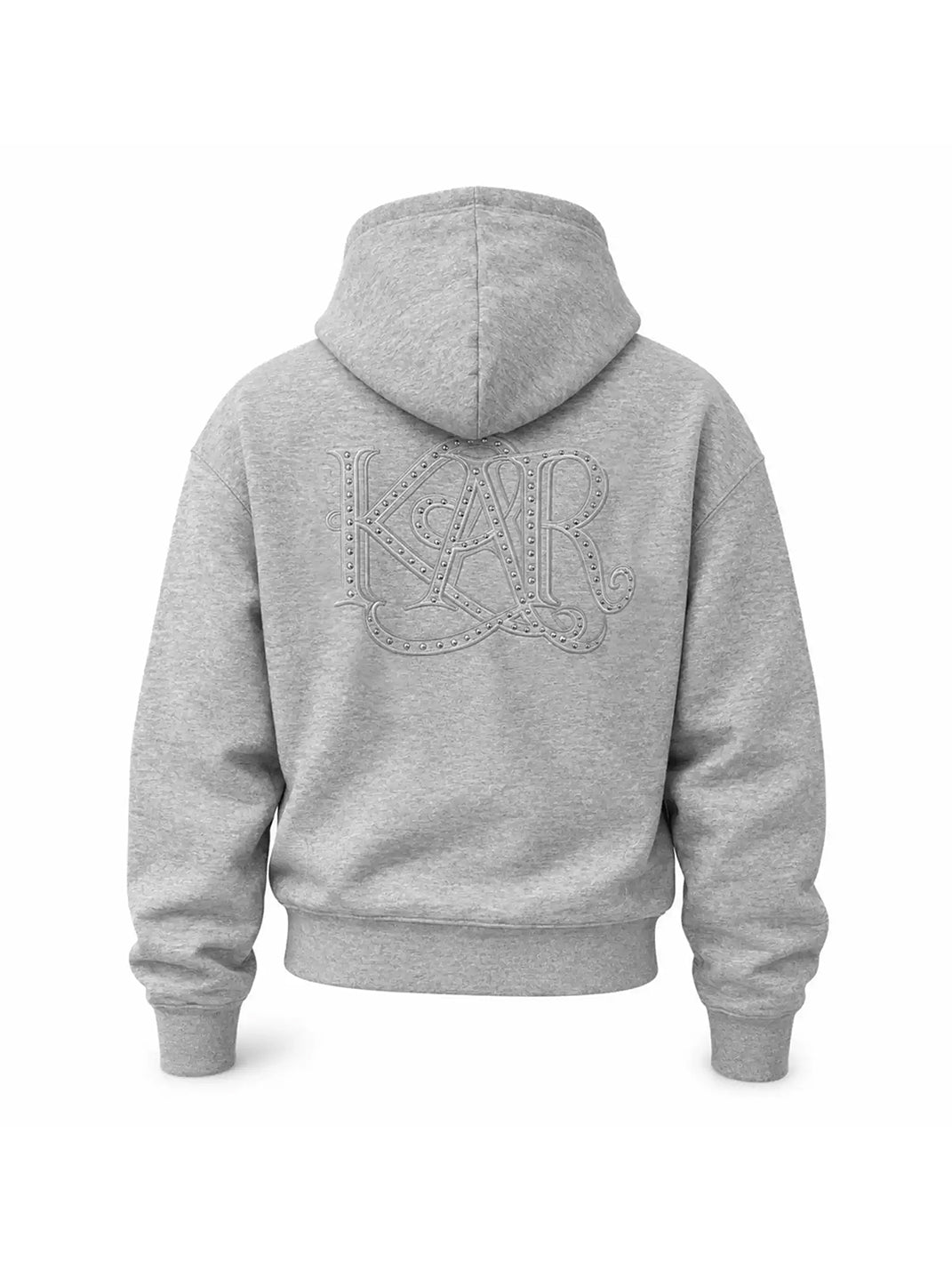 Pink Statement-Zip Cotton Hoodie — view 4