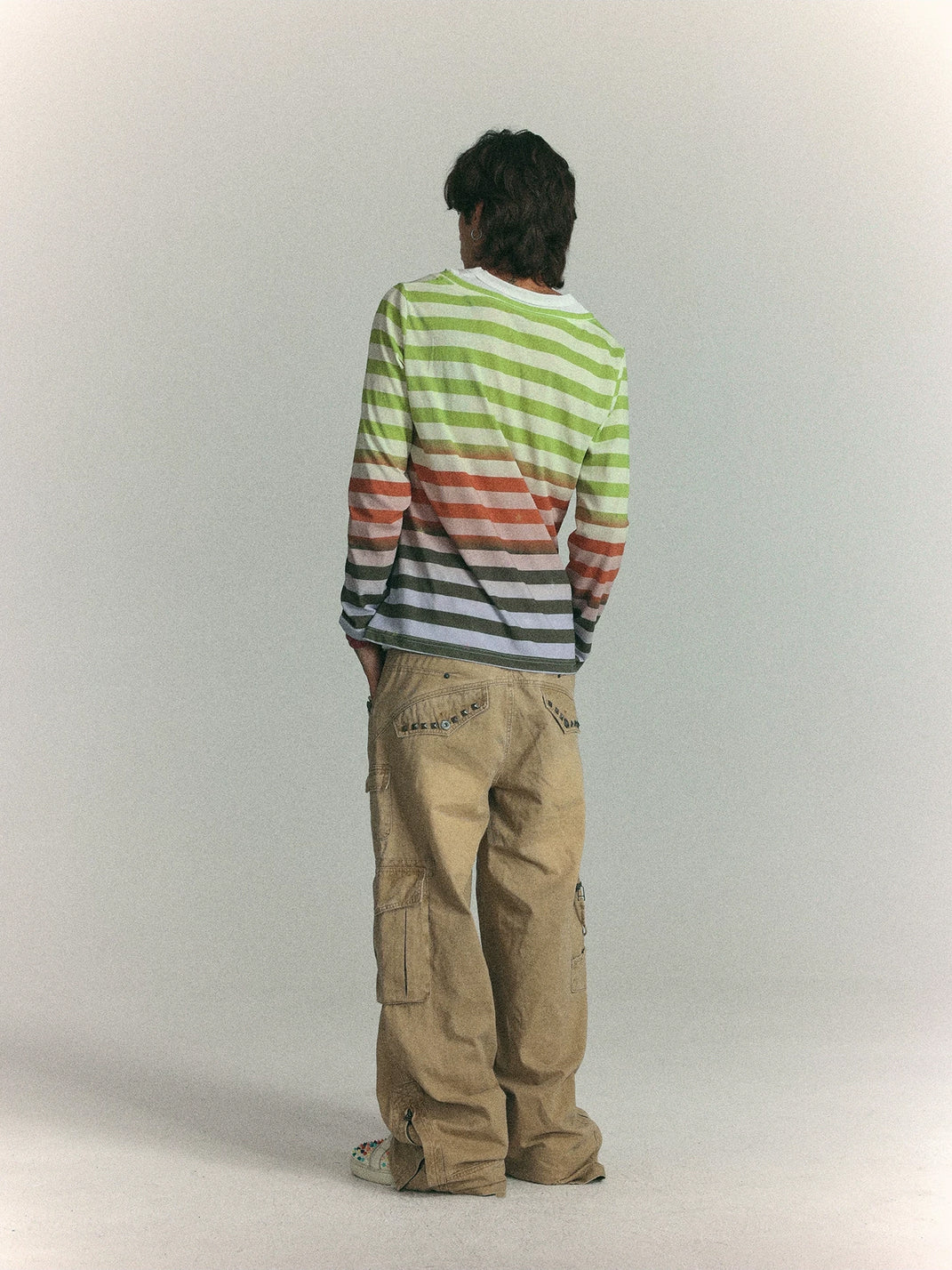Gradient Stripe Guitar Layered Tee — view 5