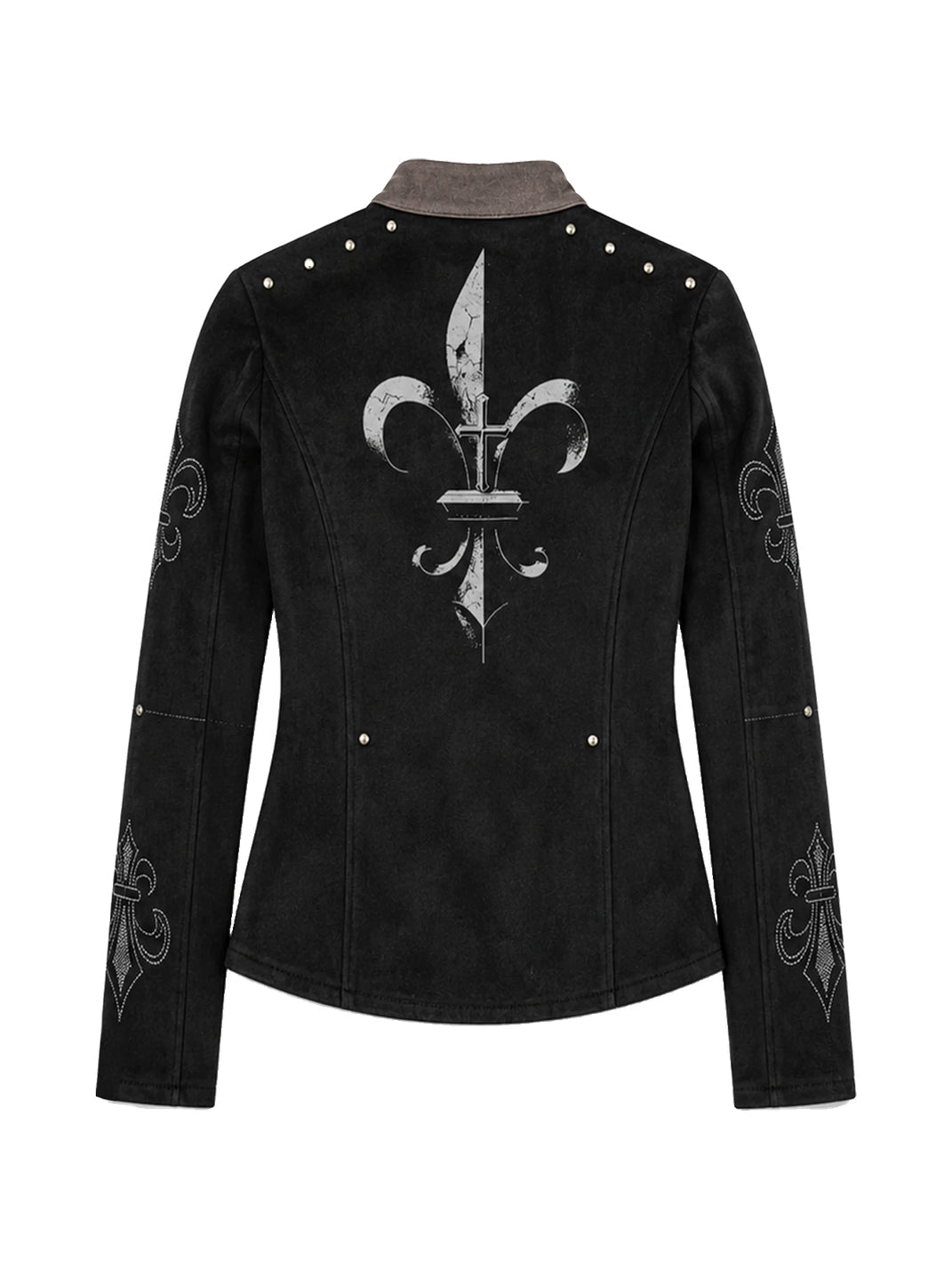 Fleur Crest Contrast-Panel Zip Jacket - view 10
