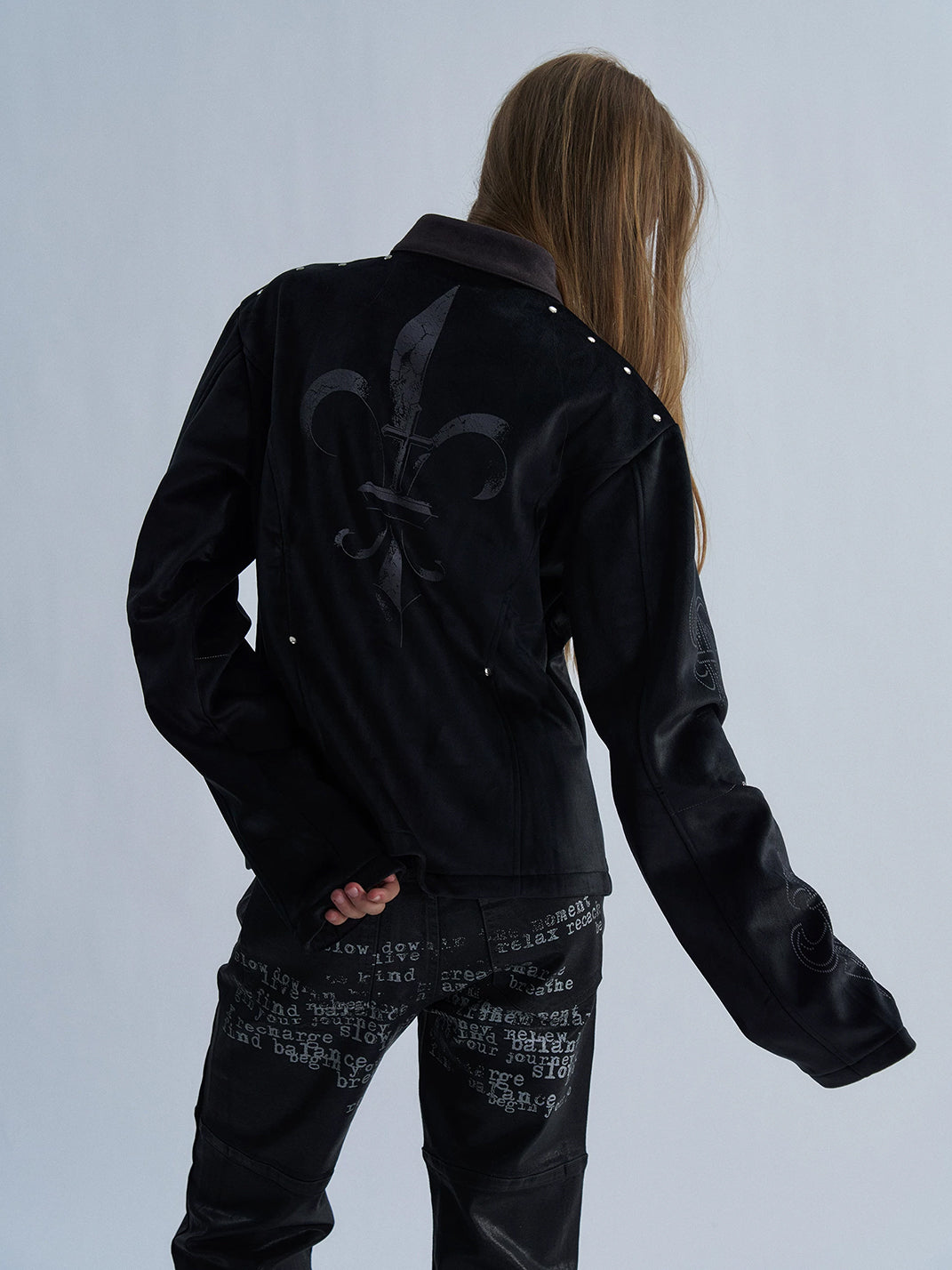 Fleur Crest Contrast-Panel Zip Jacket - view 6