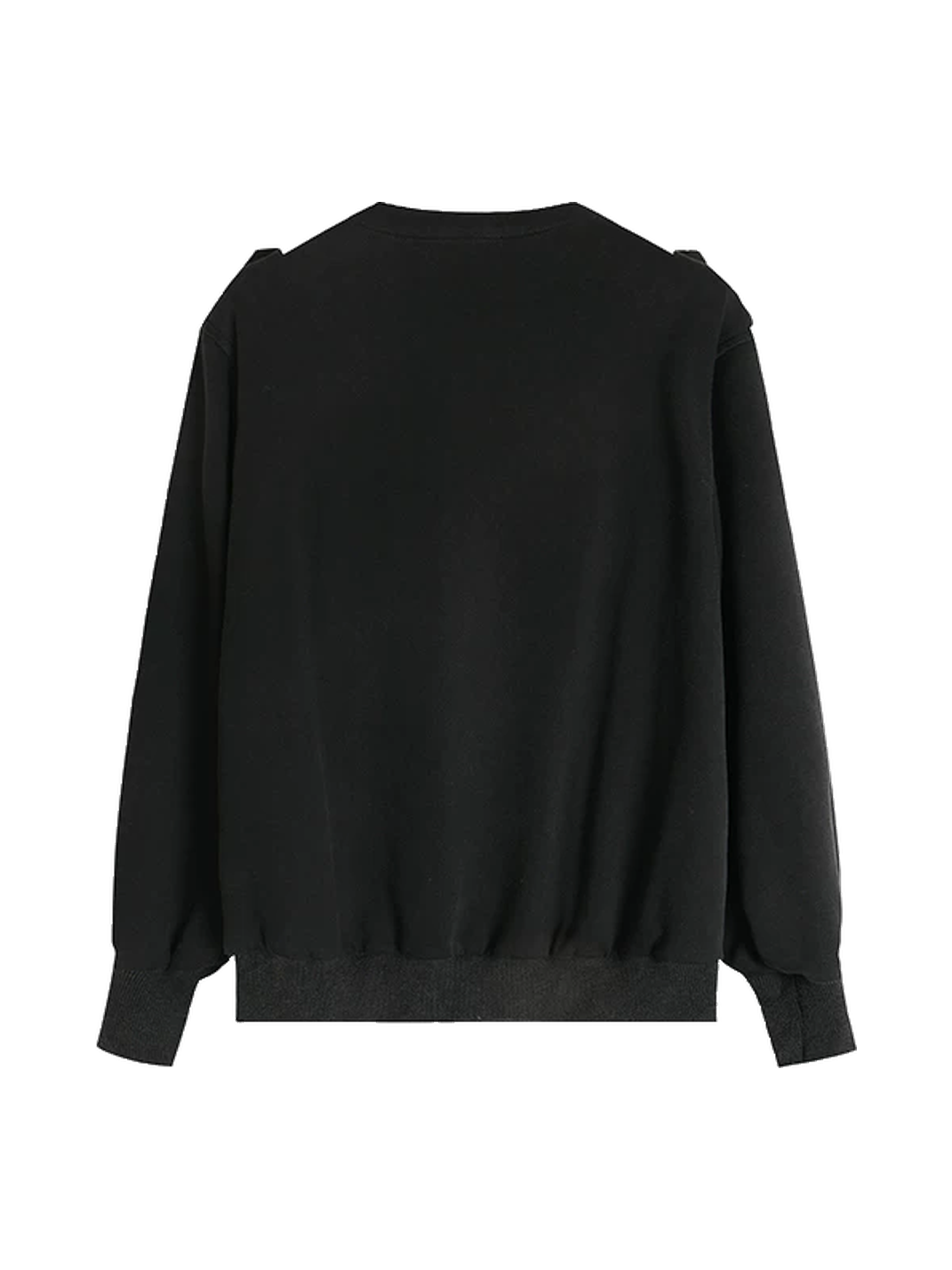 Round Neck Button Detail Zip Jacket - product view 11