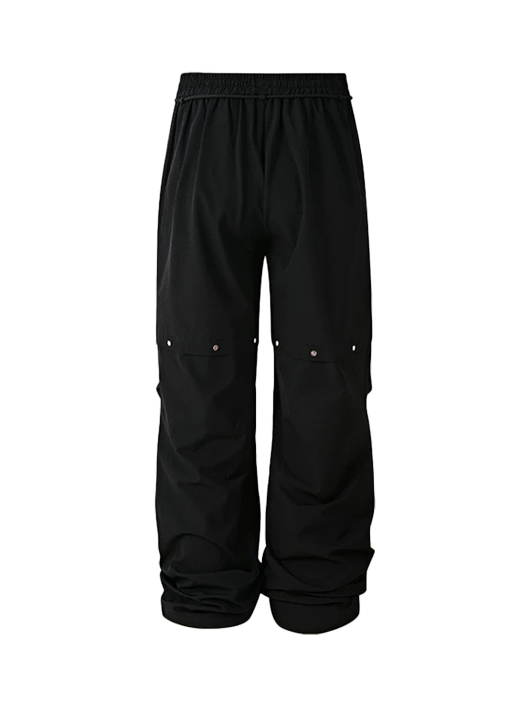 Black Gem Stud Parachute Trousers - product view 10