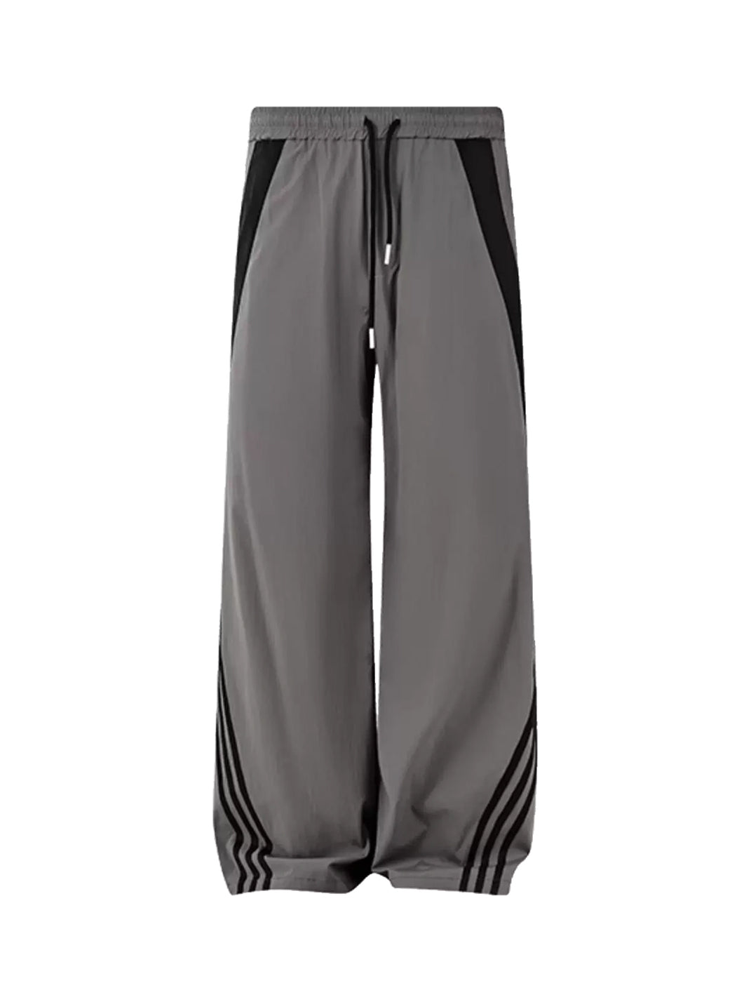 Contrast Side Stripe Drawstring Straight Leg Pants - view 8