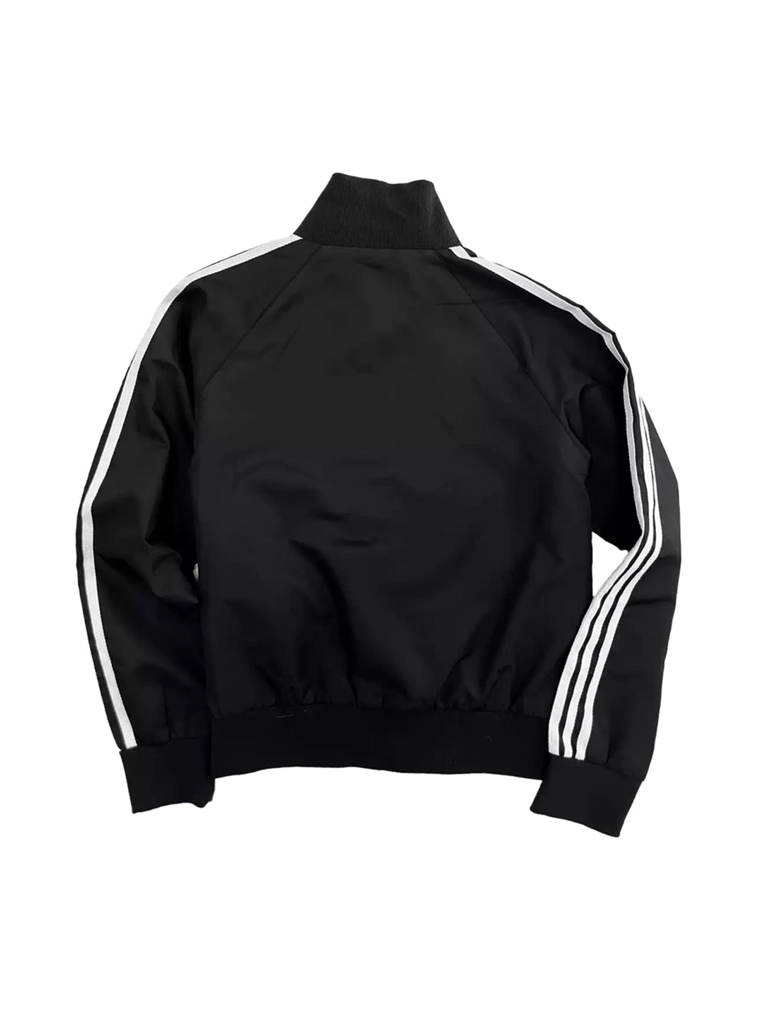 Skull Embroidered Striped Sleeve Zip Jacket - product view 5