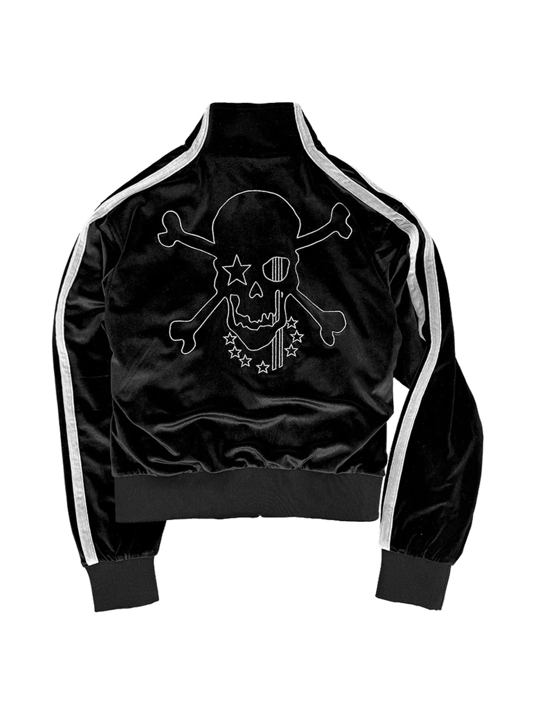 Star Skull Velvet Racing Zip Jacket - product view 6