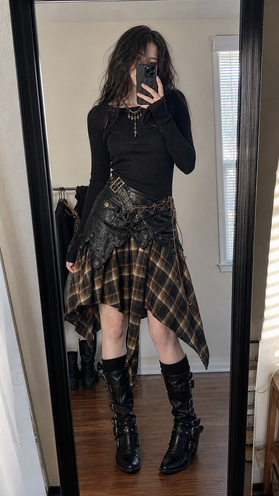 Rebel Tartan Asymmetrical Skirt UGC showcase 2