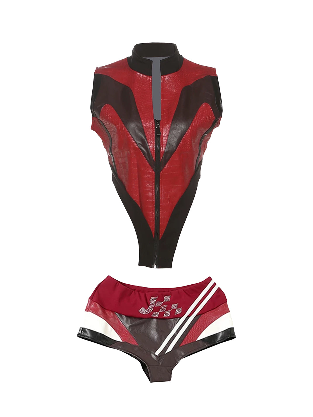 Redline Racer Bodysuit & Shorts Separates — product view 1