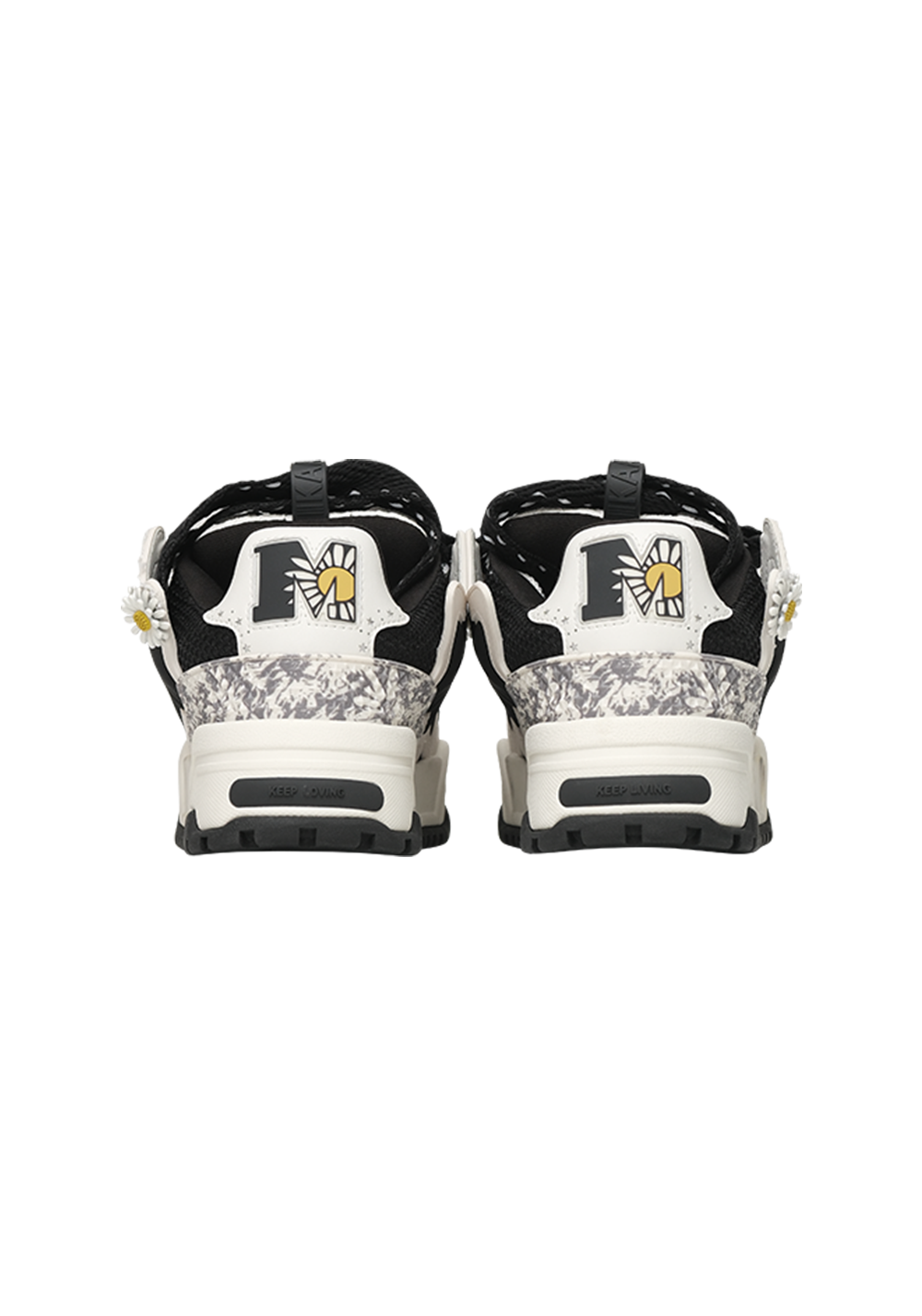 Reflective Daisy Star Chunky Sneakers - View 12