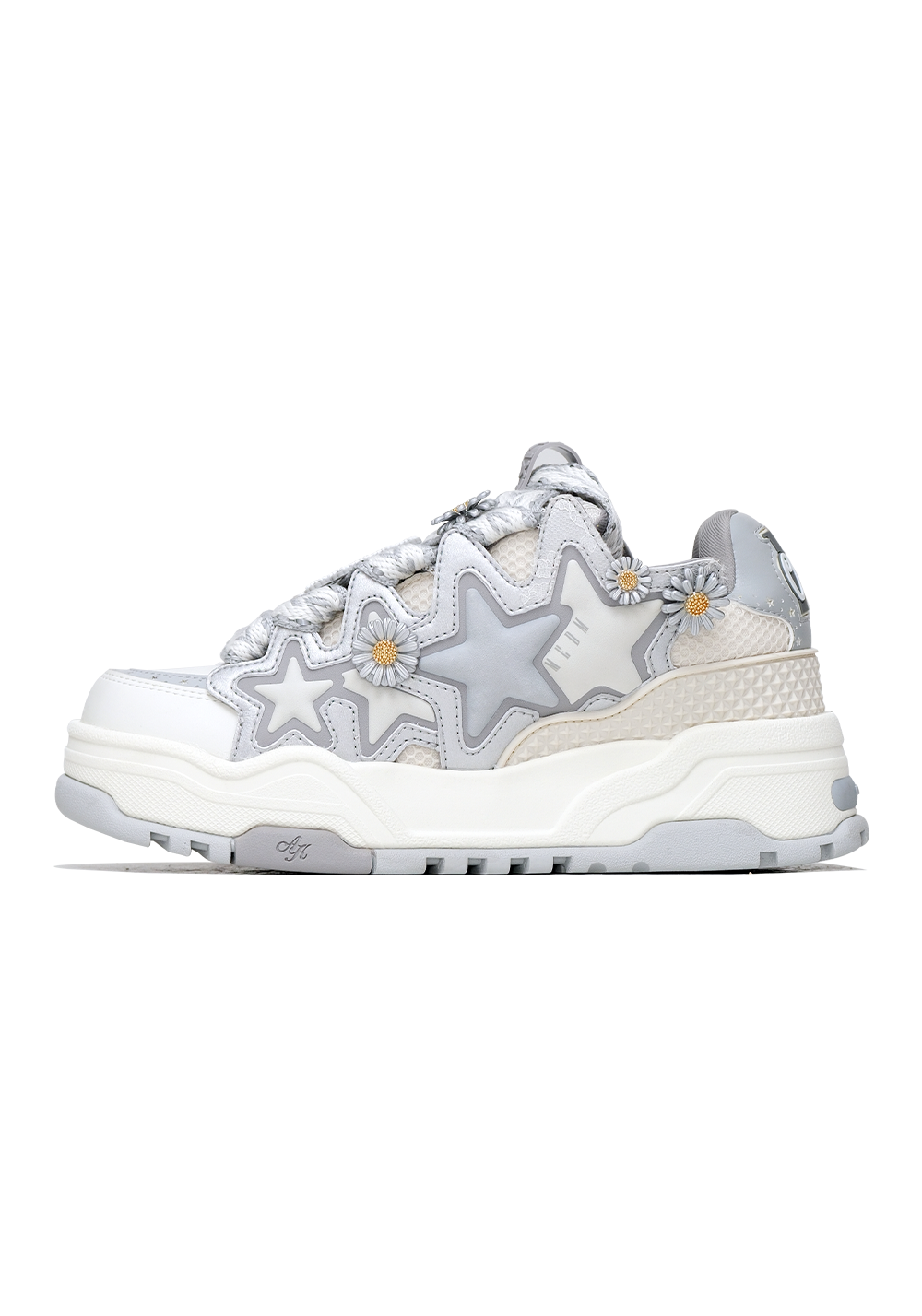 Reflective Daisy Star Chunky Sneakers - View 14