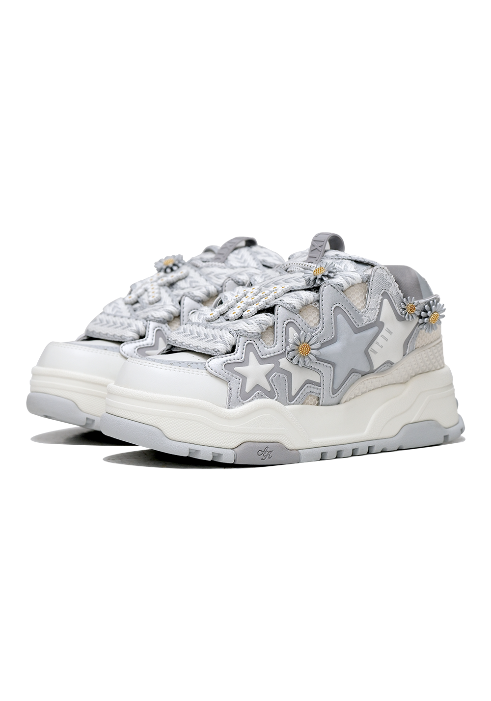 Reflective Daisy Star Chunky Sneakers - View 18